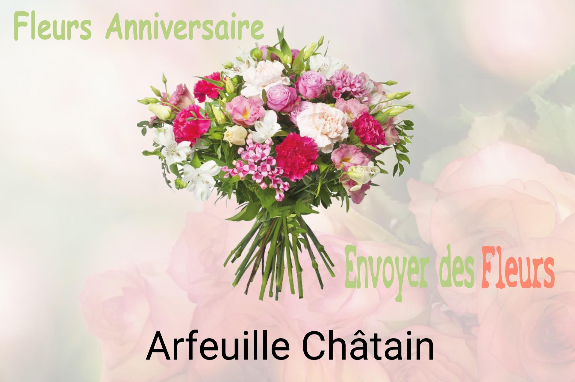 Bouquet de fleurs d’anniversaire livré à Arfeuille-Châtain